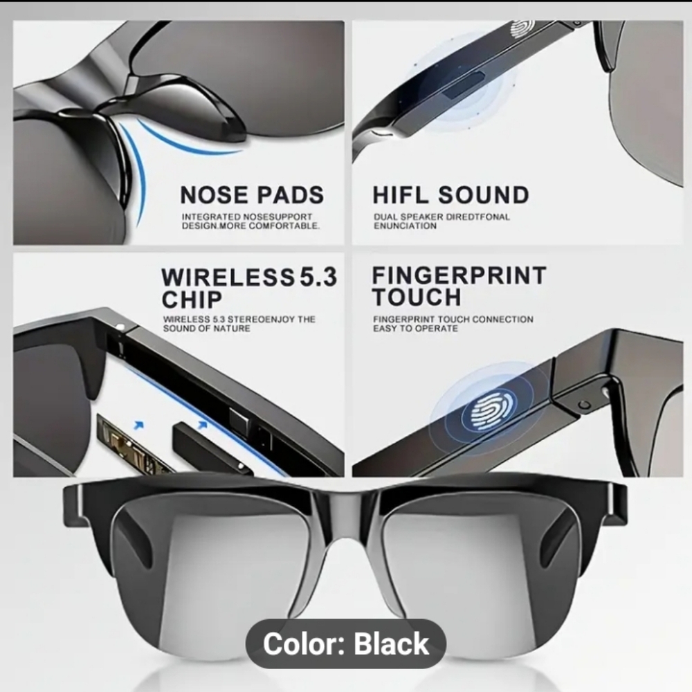 Smart Glasses☆Wireless Headset Glasses